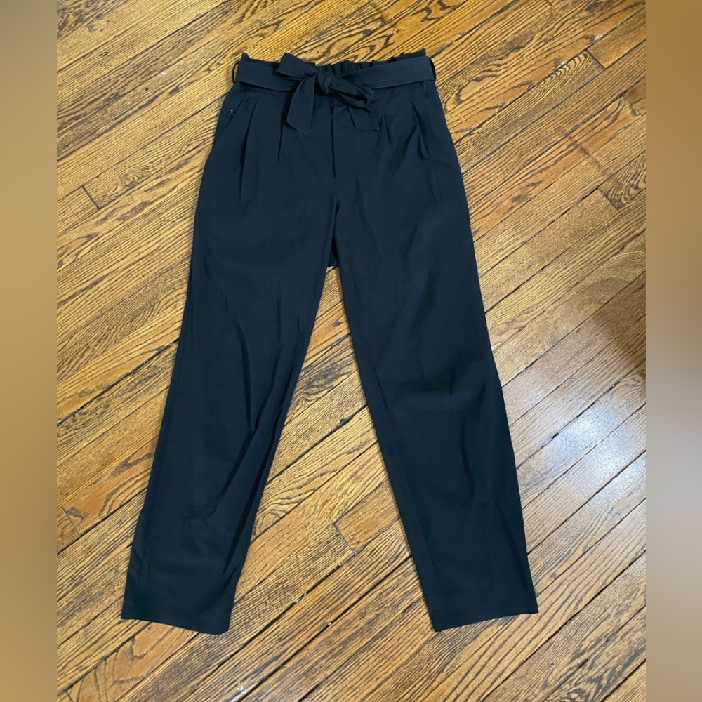 Athleta Black Tie-Waist Women's Pants